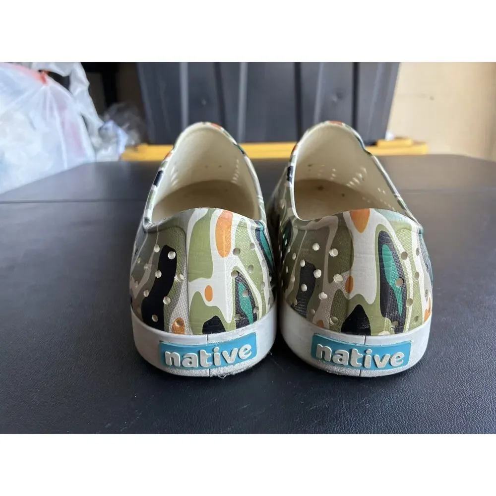 Native Jefferson Slip-On Shoes Women’s 10 / Men’s 8 Adult Unisex Camouflage
